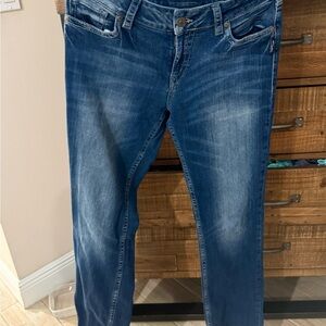 Silver Jeans Women's Straight Leg in Blue